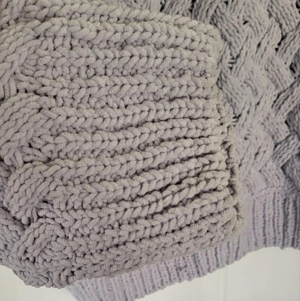 Philosophy Chunky Loose Knit Soft Crewneck Pullover Sweater